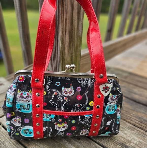 HOLD FAST CUSTOM MADE ONE IF A KIND PURSE 🐈‍⬛️ - Picture 9 of 9